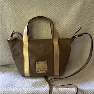 Henri Bendel brown and Gold Women's Bag